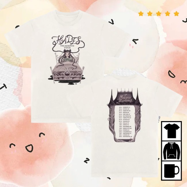 Official Melanie Martinez Merch Hades EU Tour Tee