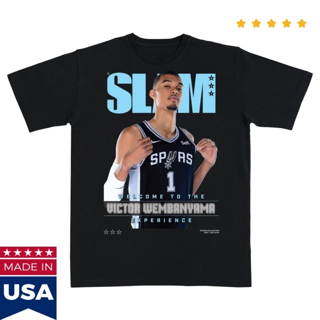 Official Slam Goods Merch SLAM Cover Tee - Victor Wembanyama (SLAM 247)