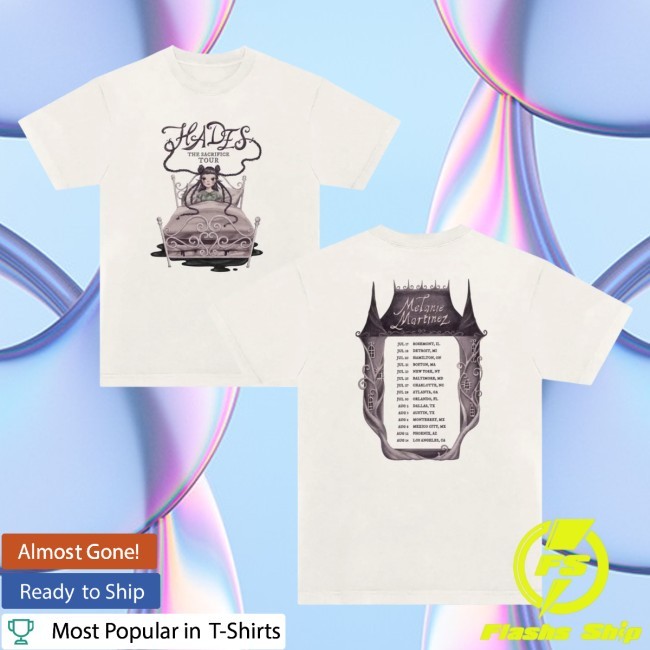 Official Melanie Martinez Merch Hades Us Tour White Tee